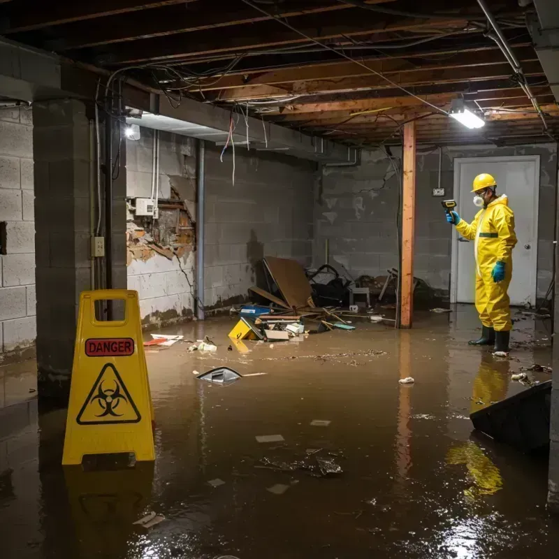 Flooded Basement Electrical Hazard in Weld County, CO Property